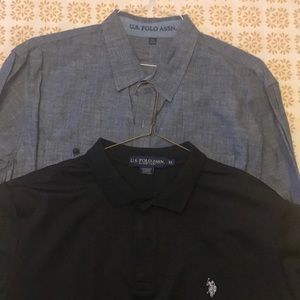 US Polo Assn Men’s Casual Shirts Xl EUC